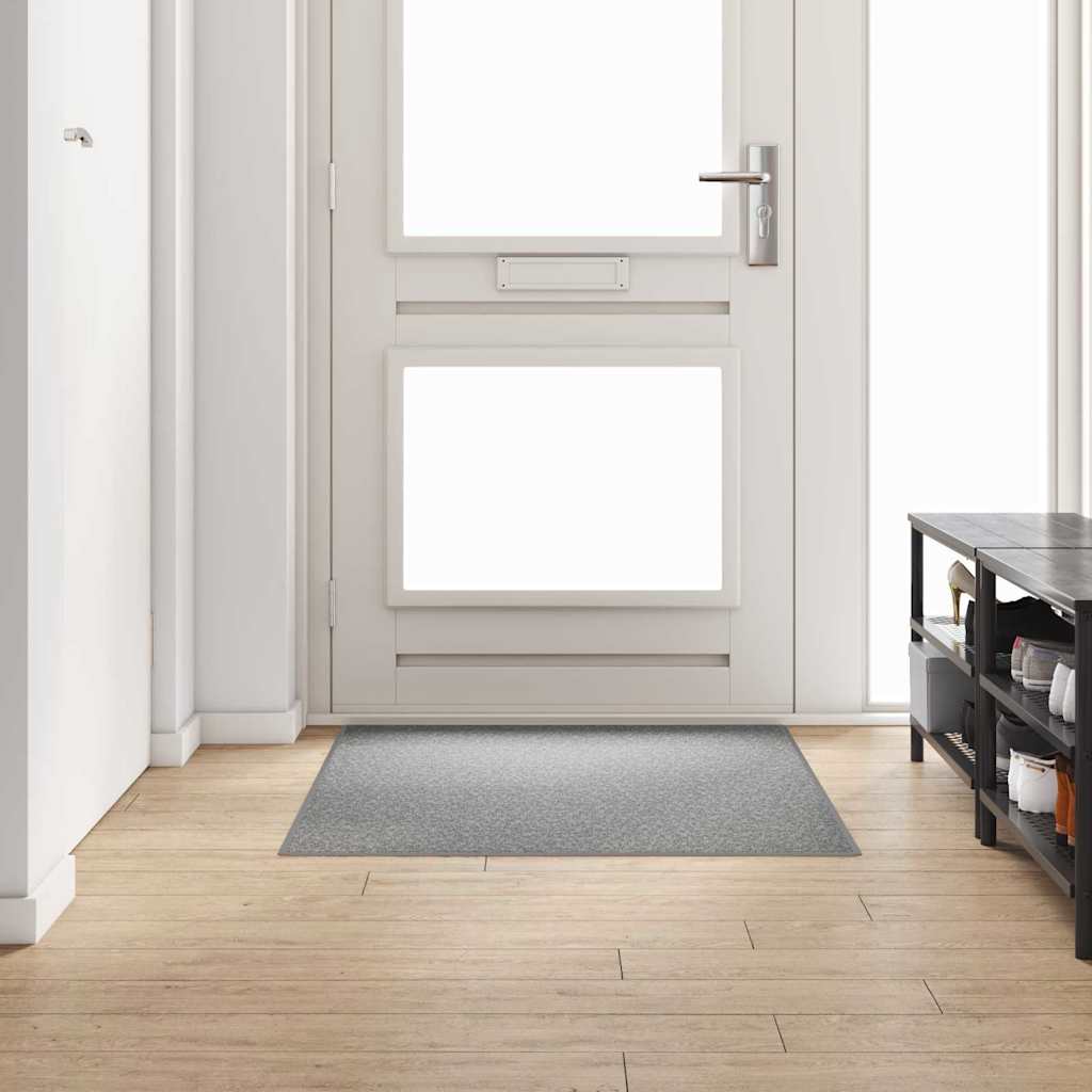 Alfombra de pasillo vidaxl gris claro 100 x 150 cm 100% polipropileno