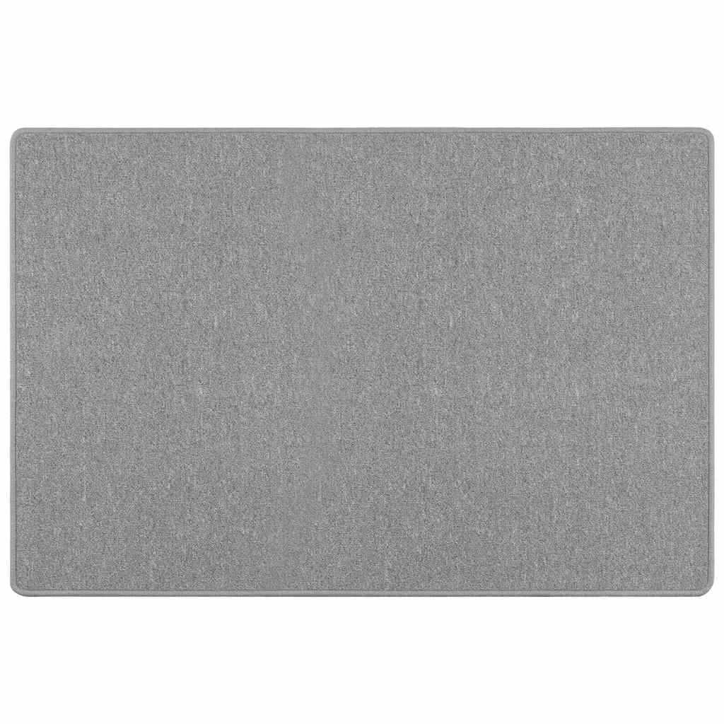 Alfombra de pasillo vidaxl gris claro 100 x 150 cm 100% polipropileno