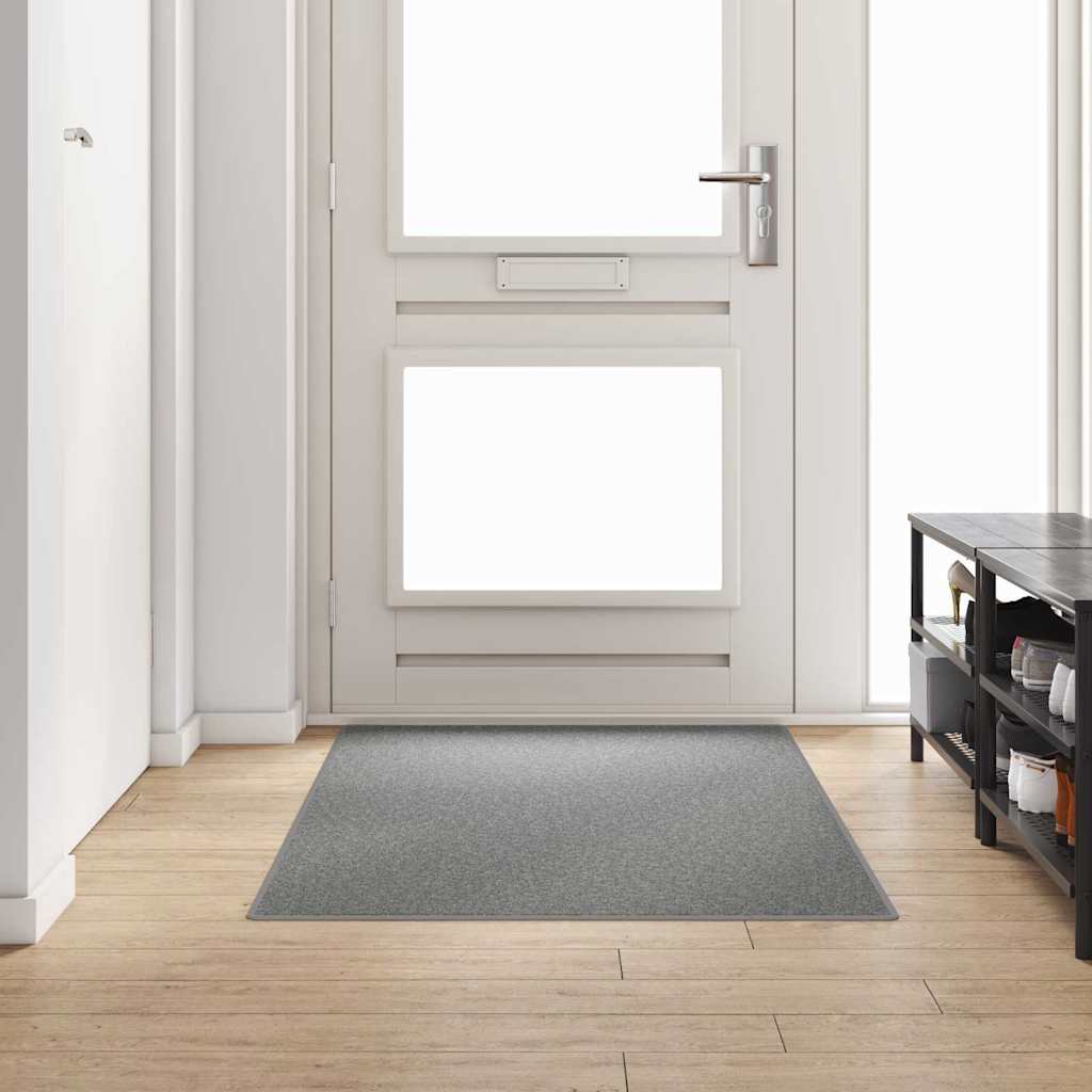 Alfombra de pasillo vidaxl gris claro 100 x 200 cm 100% polipropileno