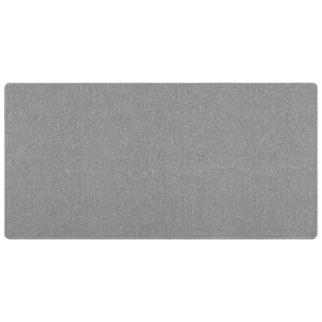 Alfombra de pasillo vidaxl gris claro 100 x 200 cm 100% polipropileno