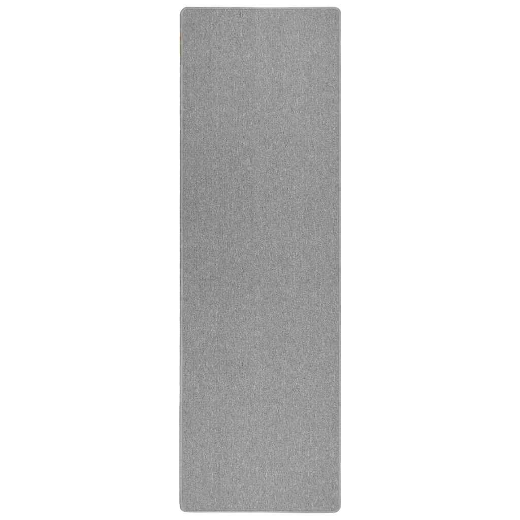 Alfombra de pasillo vidaxl gris claro 100 x 250 cm 100% polipropileno