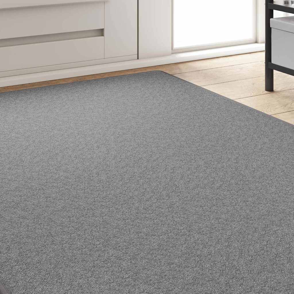 Alfombra de pasillo vidaxl gris claro 100 x 300 cm 100% polipropileno