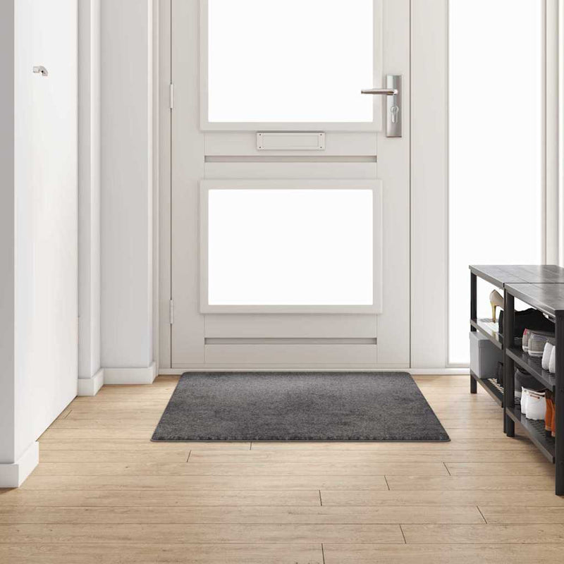 Vidaxl tapijt loper grijs 100 x 150 cm 100% polypropylene tuft