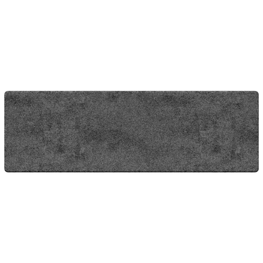 Vidaxl tapijt loper grijs 100 x 250 cm 100% polypropylene tuft