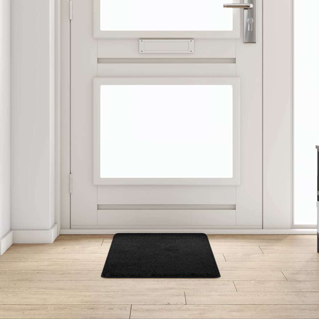 Alfombra de pasillo Vidaxx negra 50 x 100 cm 100% mechón de polipropileno