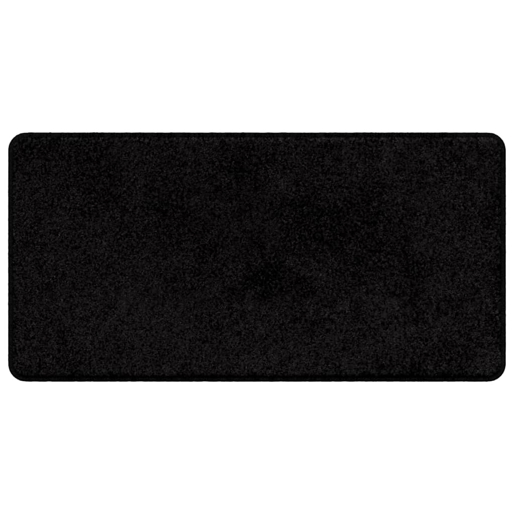 Alfombra de pasillo Vidaxx negra 50 x 100 cm 100% mechón de polipropileno