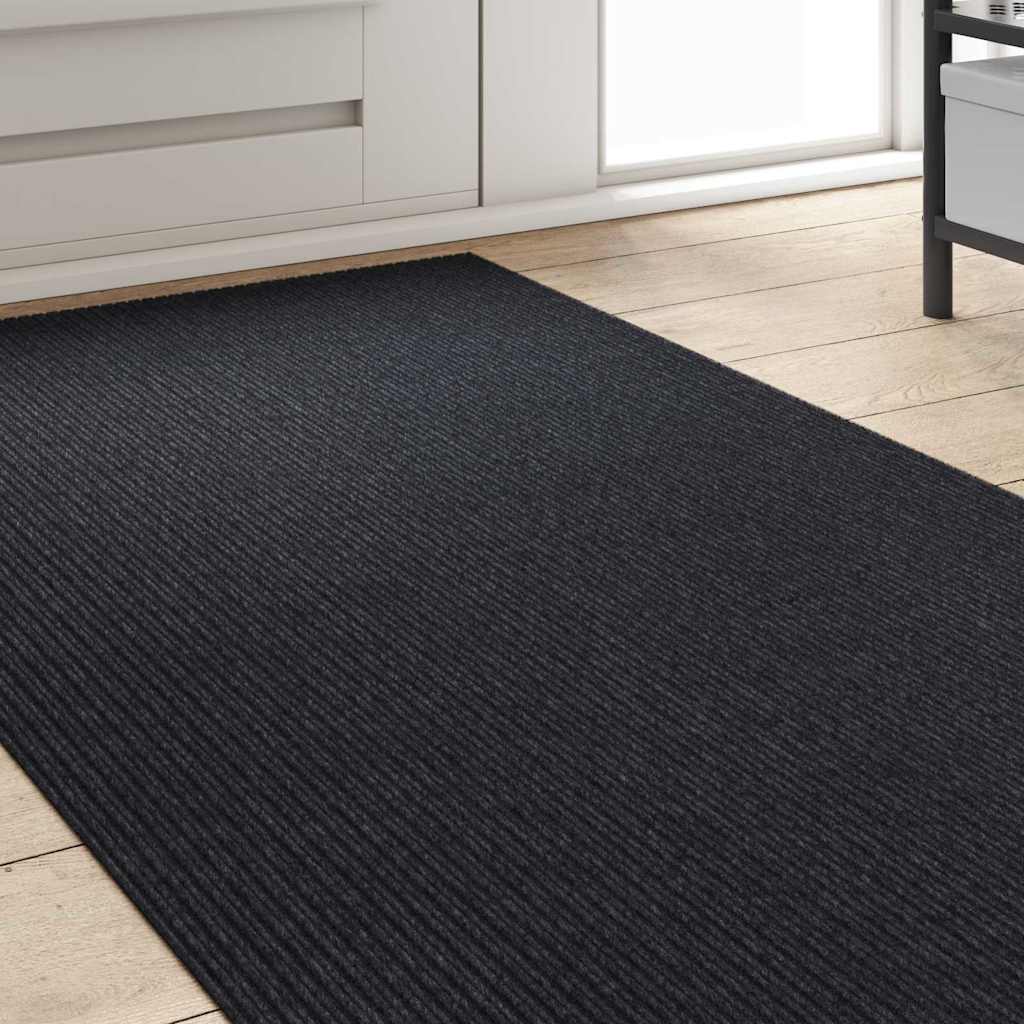 Passatoia per tappeti Vidaxl tessuto antracite 80 x 200 cm