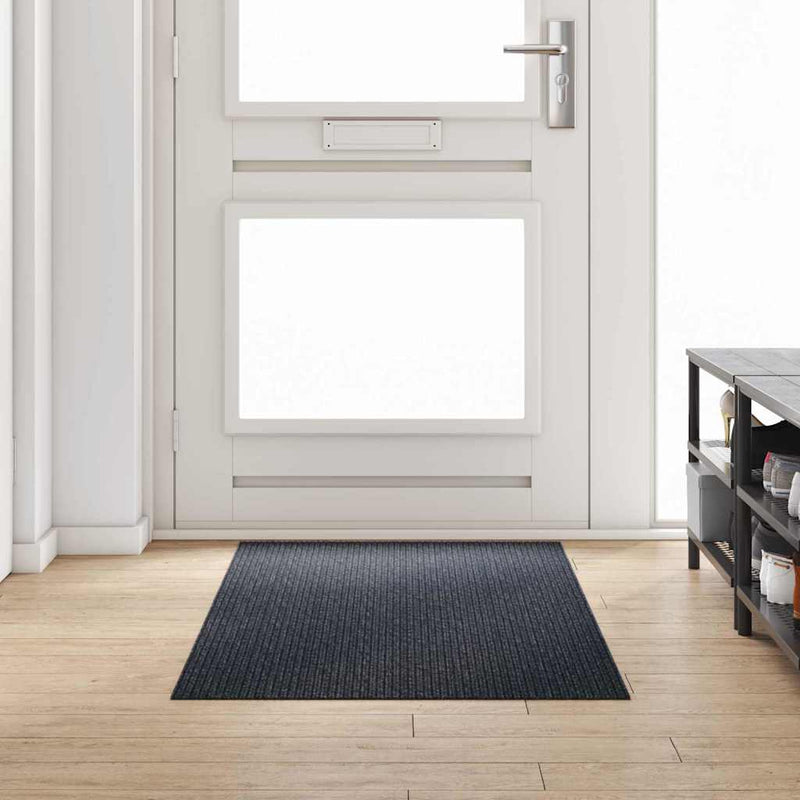 Passatoia per tappeti Vidaxl tessuto antracite 80 x 200 cm