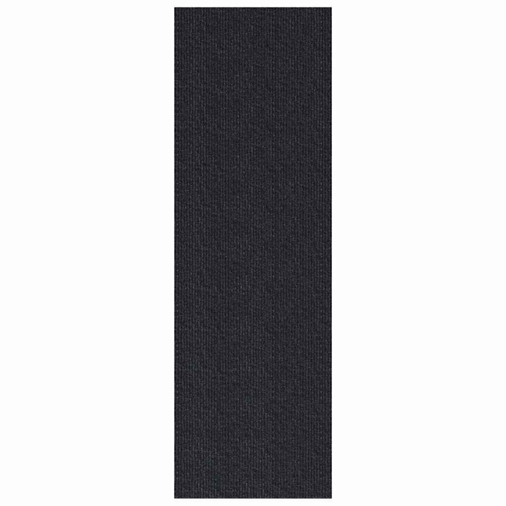 Passatoia per tappeti Vidaxl tessuto antracite 80 x 400 cm