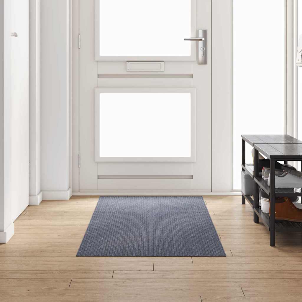 Passatoia per tappeti Vidaxl tessuto grigio chiaro 80 x 250 cm