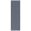 Passatoia per tappeti Vidaxl tessuto grigio chiaro 80 x 250 cm