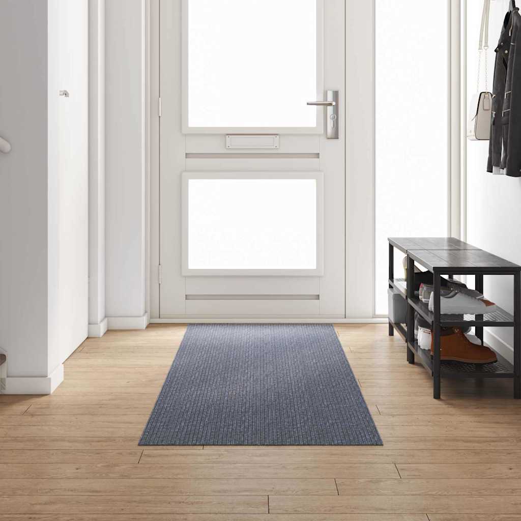 Passatoia per tappeti Vidaxl tessuto grigio chiaro 80 x 300 cm