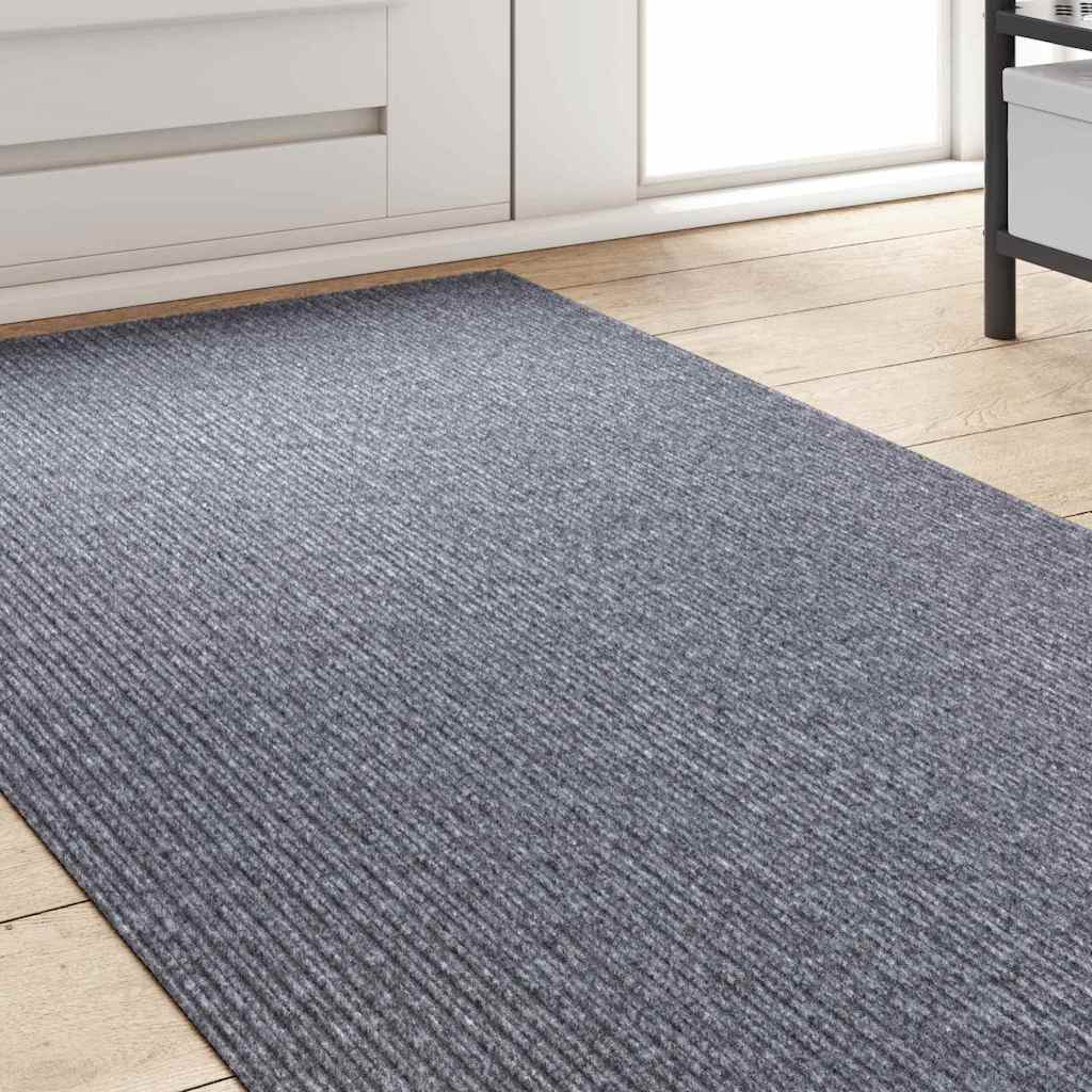 Passatoia per tappeti Vidaxl tessuto grigio chiaro 80 x 400 cm