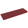 Vidaxx Tappetini per scale autoadesivi a righe 15 pezzi rossi 65 x 21 x 4 cm