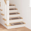 Vidaxl zelfklevende trapmatten 15 pcs bruin 65 x 21 x 4 cm