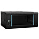 Mueble de red vidaxxl con almacenaje negro 60 x 35 x 28 cm acero