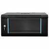 Armadio di rete Vidaxxl con contenitore in acciaio nero 60 x 35 x 28 cm