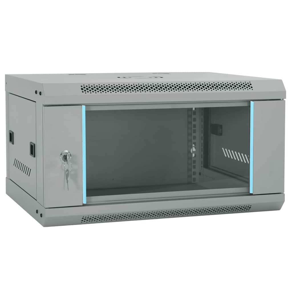 Mueble de red vidaxxl con almacenaje gris 60 x 45 x 35 cm acero