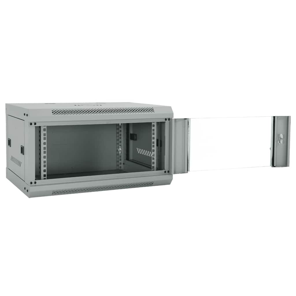 Mueble de red vidaxxl con almacenaje gris 60 x 45 x 35 cm acero