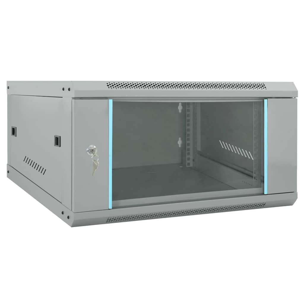 Mueble de red vidaxxl con almacenaje gris 60 x 60 x 35 cm acero