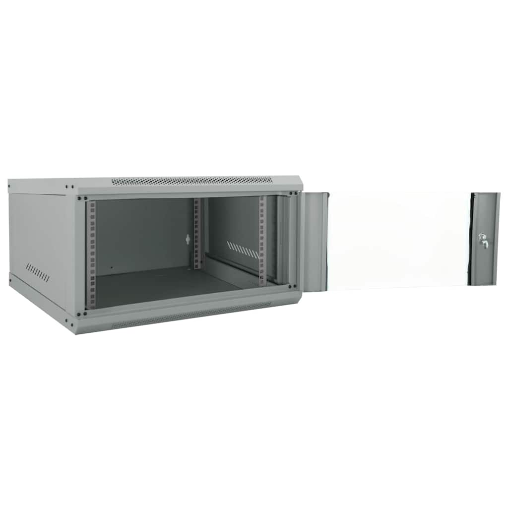 Mueble de red vidaxxl con almacenaje gris 60 x 60 x 35 cm acero
