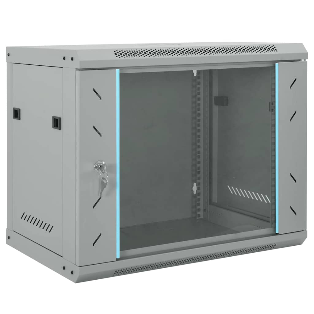 Mueble de red vidaxxl con almacenaje gris 60 x 45 x 50 cm acero