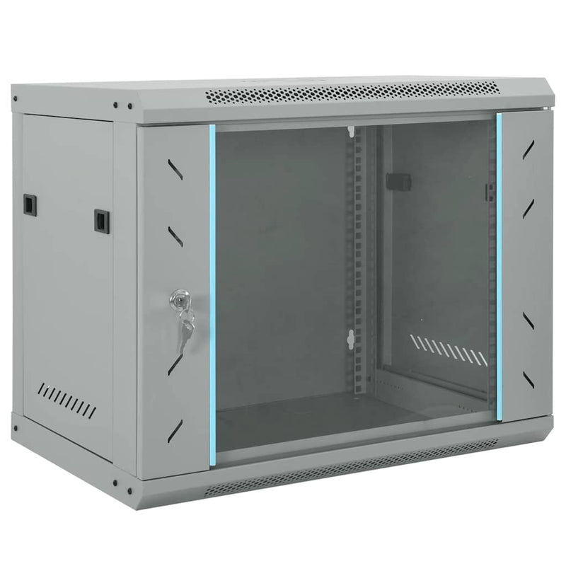 Mueble de red vidaxxl con almacenaje gris 60 x 45 x 50 cm acero
