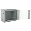 Mueble de red vidaxxl con almacenaje gris 60 x 45 x 50 cm acero