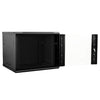 Armadio di rete Vidaxxl con contenitore in acciaio nero 60 x 60 x 50 cm