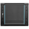 Armadio di rete Vidaxxl con contenitore in acciaio nero 60 x 60 x 50 cm