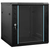 Mueble de red vidaxxl con almacenaje negro 60 x 45 x 65 cm acero