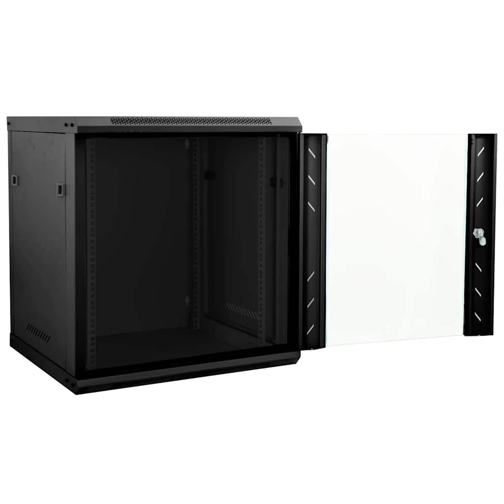 Mueble de red vidaxxl con almacenaje negro 60 x 45 x 65 cm acero