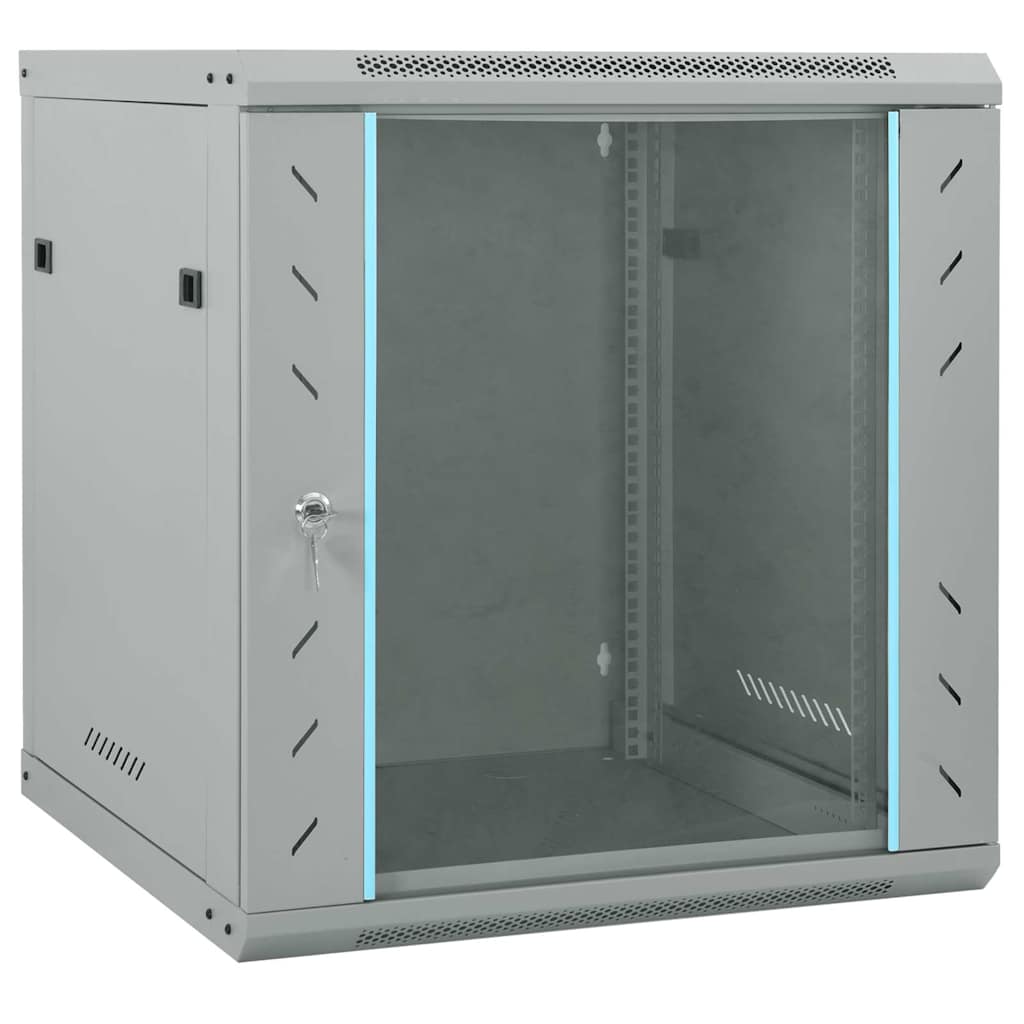 Mueble de red vidaxxl con almacenaje gris 60 x 45 x 65 cm acero