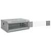 Vidaxl netwerk kabinet met opslag grijs 53 x 35 x 21 cm staal