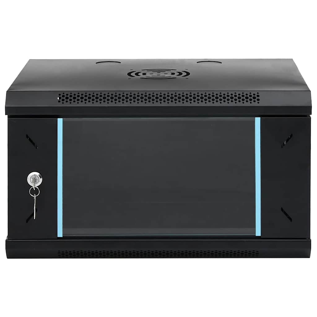 Mueble de red vidaxxl con almacenaje negro 53 x 45 x 30 cm acero