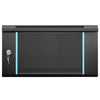 Armadio di rete Vidaxxl con contenitore in acciaio nero 53 x 60 x 30 cm