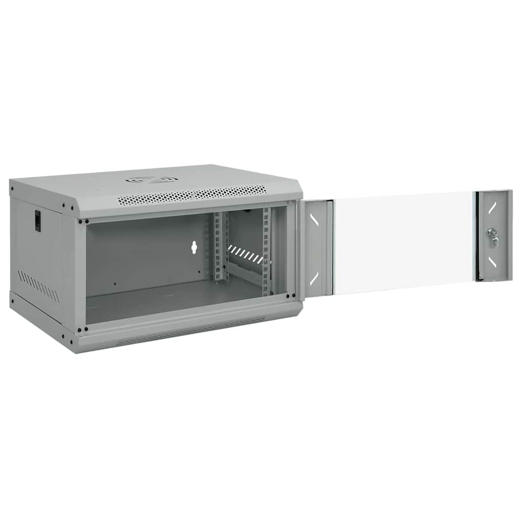 Armadio di rete Vidaxxl con contenitore grigio 53 x 45 x 30 cm in acciaio