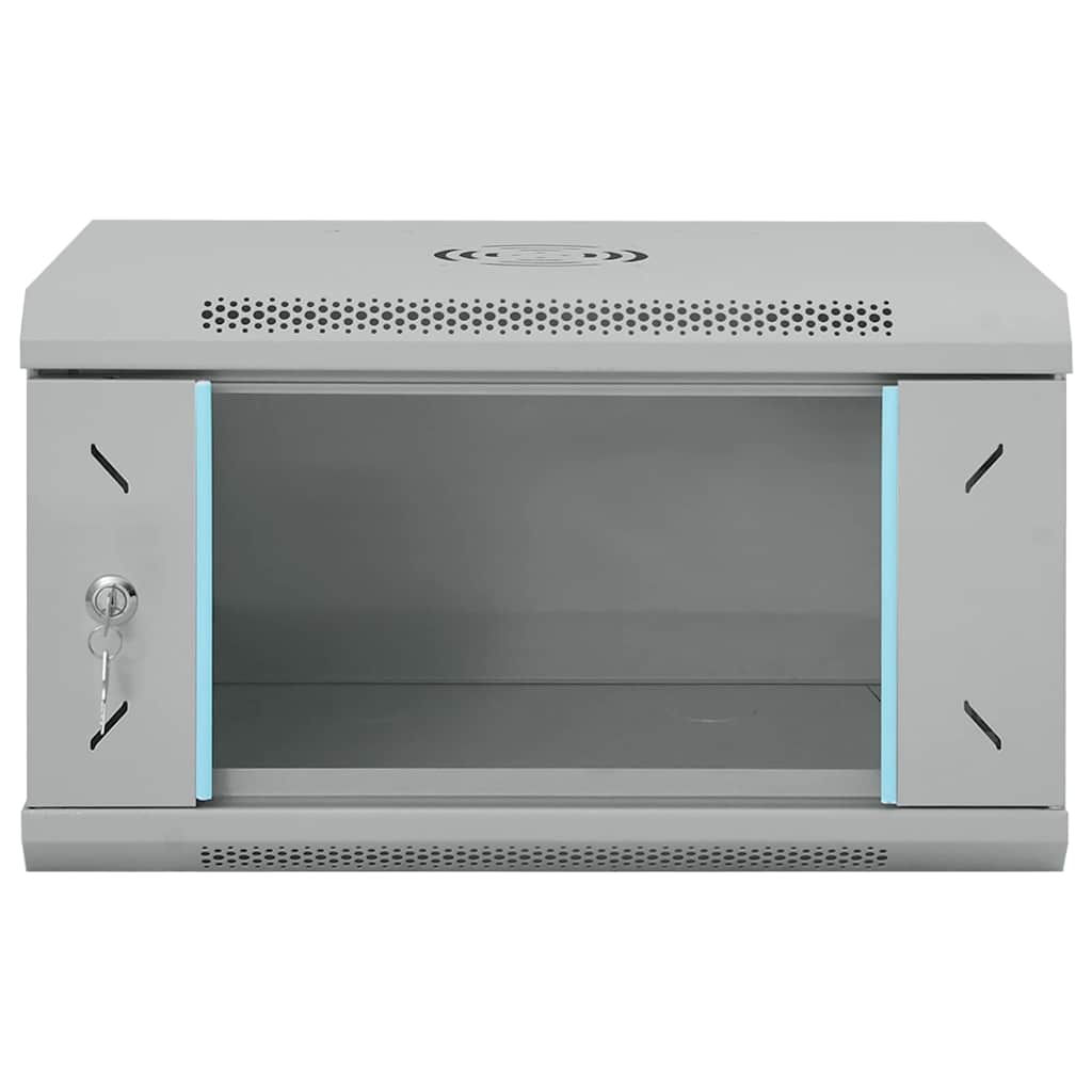 Armadio di rete Vidaxxl con contenitore grigio 53 x 45 x 30 cm in acciaio