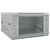 Vidaxl netwerk kabinet met opslag grijs 53 x 60 x 30 cm staal