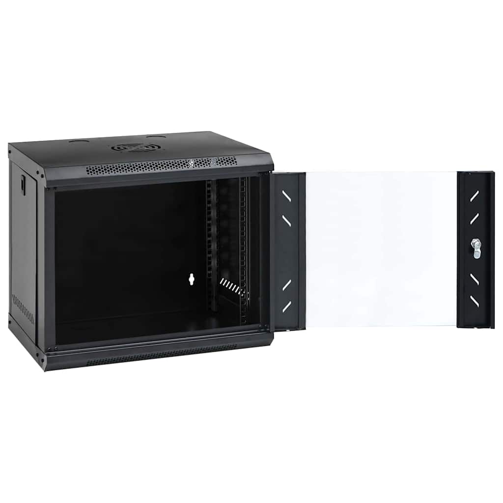 Mueble de red vidaxxl con almacenaje negro 53 x 45 x 45 cm acero