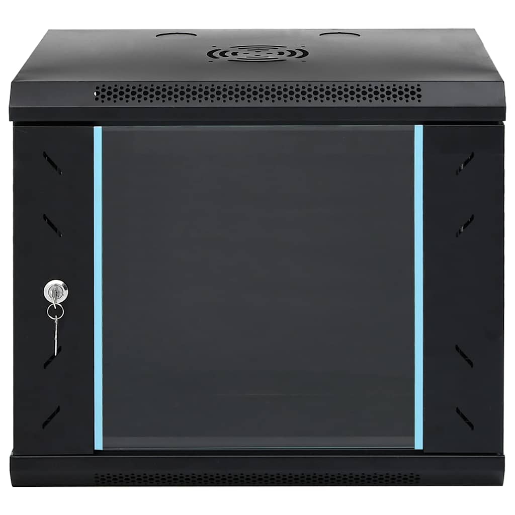 Mueble de red vidaxxl con almacenaje negro 53 x 45 x 45 cm acero