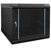 Armadio di rete Vidaxxl con contenitore in acciaio nero 53 x 60 x 45 cm