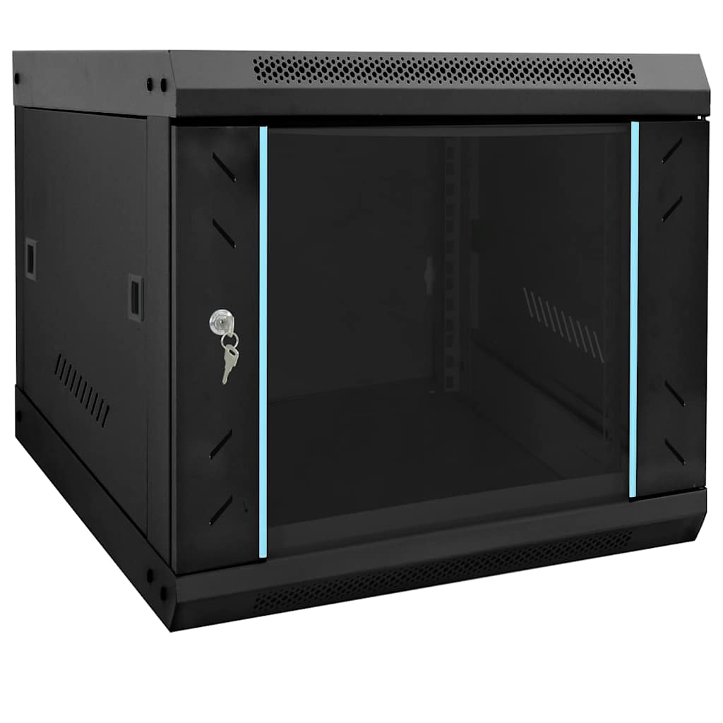 Mueble de red vidaxxl con almacenaje negro 53 x 60 x 45 cm acero