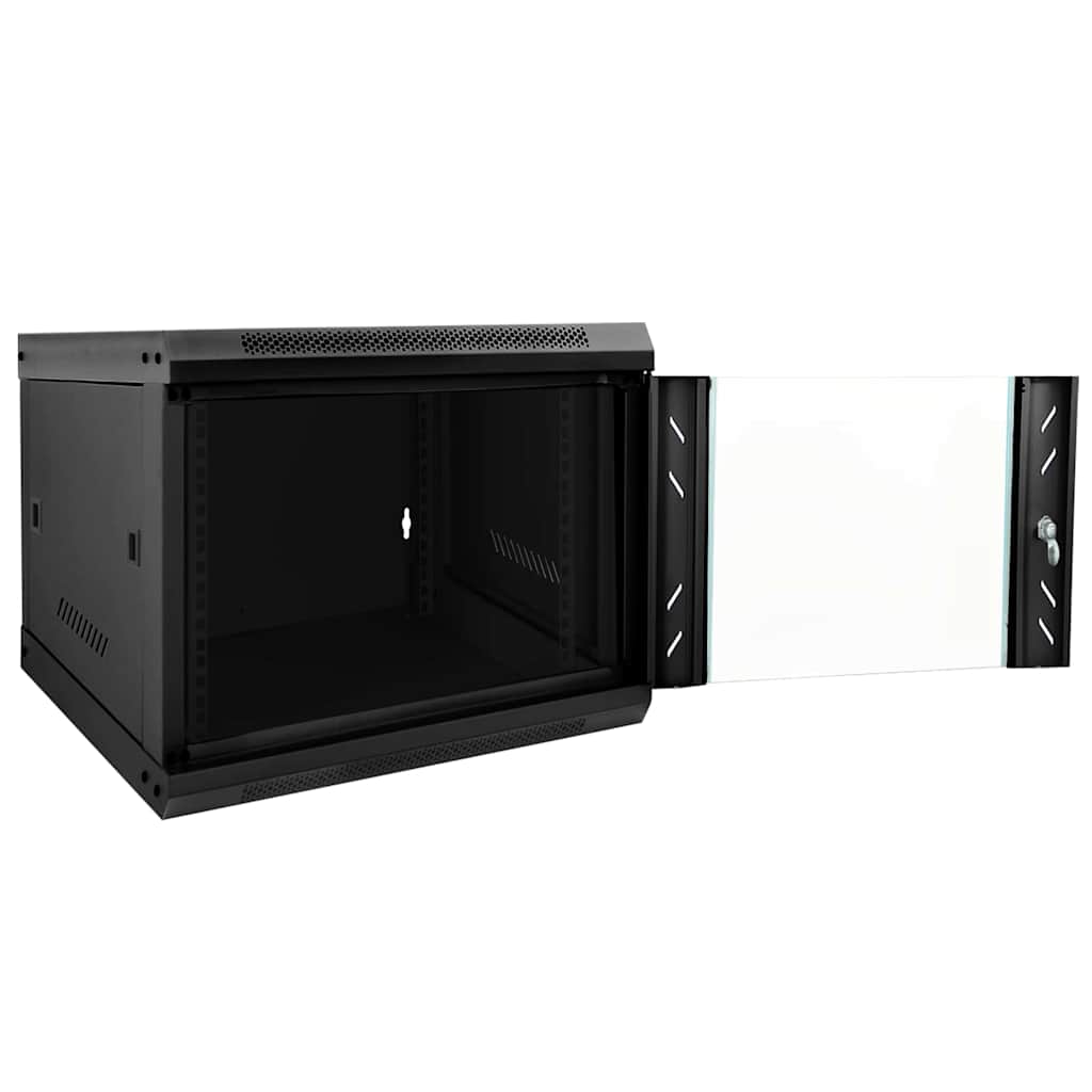 Mueble de red vidaxxl con almacenaje negro 53 x 60 x 45 cm acero