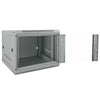 Vidaxl netwerk kabinet met opslag grijs 53 x 60 x 45 cm staal