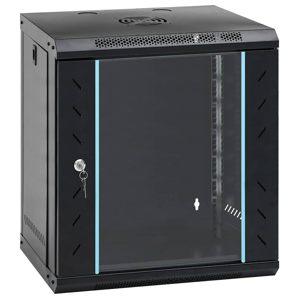 Mueble de red vidaxxl con almacenaje negro 53 x 45 x 60 cm acero