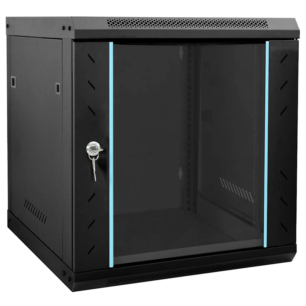 Mueble de red vidaxxl con almacenaje negro 53 x 60 x 60 cm acero