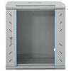 Vidaxl netwerk kabinet met opslag grijs 53 x 45 x 60 cm staal