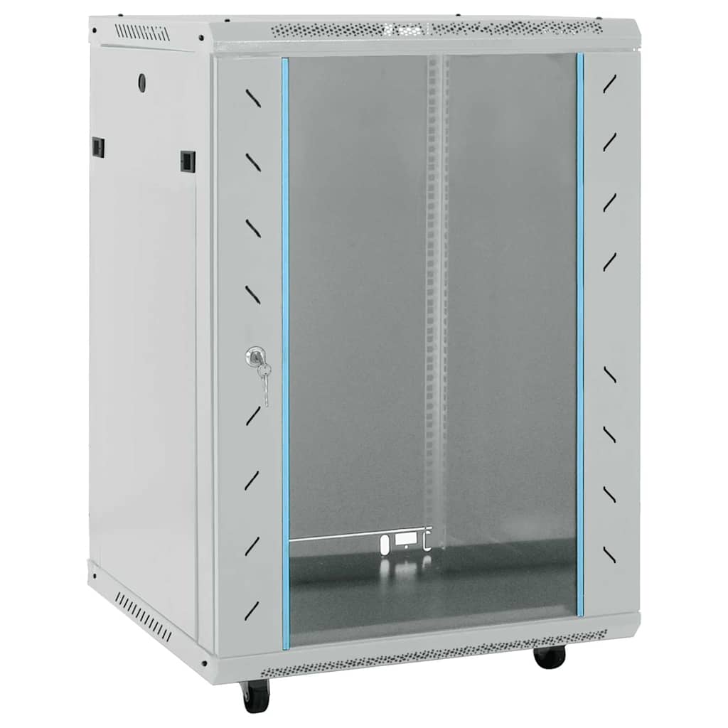 Mueble de red vidaxxl con almacenaje gris 60 x 60 x 80 cm acero