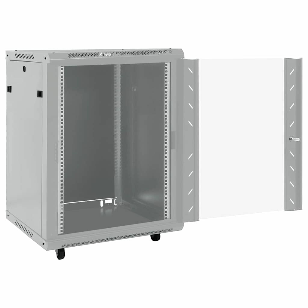 Mueble de red vidaxxl con almacenaje gris 60 x 60 x 80 cm acero